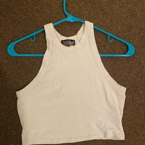 White crop top Nordstrom Topshop